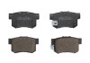 Фото автозапчасти комплект тормозных колодок задний ACURA MDX, RL, RSX, TL; HONDA ACCORD IV, ACCORD VII, ACCORD VIII, CIVIC III, CIVIC IV, CIVIC VII, CIVIC VIII, CROSSTOUR I, CR-V II, CR-V V, ELEMENT 1.3D-3.5 03.86- BRECK 23652 00 704 00 (фото 1)