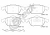 Фото автозапчасти комплект тормозных колодок передний RENAULT GRAND SCENIC II, SCENIC II 1.5D/1.9D/2.0D 06.03-01.09 BRECK 24536 00 701 00 (фото 1)