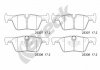 Фото автозапчасти комплект тормозных колодок задних BMW 1 (F20), 1 (F21), 2 (F22, F87), 2 (F23), 3 (F30, F80), 3 (F31), 3 GRAN TURISMO (F34), 4 (F32, F82), 4 (F33, F83), 4 GRAN COUPE (F36) 1.5-2.0H 07.11- BRECK 25307 00 704 00 (фото 2)