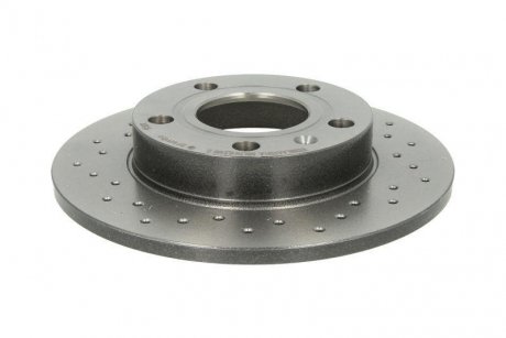 Тормозной диск, Xtra, Перфорированный, задний, левое/правое, наружный диаметр 245 мм, толщина 10 мм, AUDI A4; SEAT EXEO, EXEO ST 1.6-2.0D 11.00- BREMBO 08.9136.1X (фото 1)