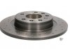 Тормозной диск, Xtra, Перфорированный, задний, левое/правое, наружный диаметр 278 мм, толщина 12 мм, CADILLAC BLS; CHEVROLET VECTRA; OPEL SIGNUM, VECTRA C, VECTRA C GTS 1.6-2.8 04.02- BREMBO 08.9511.1X (фото 1)
