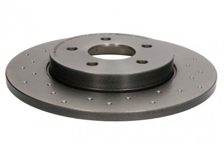 Гальмівний диск, Xtra, Перфорований, задній, лів./прав, зовнішній діаметр 280 мм, товщина 12 мм, FORD MONDEO III; JAGUAR X-TYPE 1.8-3.0 10.00-12.09 BREMBO 08.9734.1X