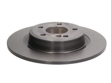 Тормозной диск задний левая/правая (высокоуглеродистая, с болтами) MERCEDES SLC (R172), SLK (R172) 1.6-3.5 02.11- BREMBO 08.B741.41 (фото 1)
