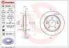 Тормозной диск задний левая/правая (высокоуглеродистая) HYUNDAI ELANTRA VI, IONIQ; KIA NIRO 1.6/1.6H/Electric 02.16- BREMBO 08.D445.11 (фото 1)
