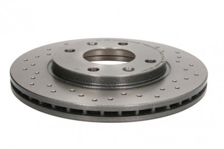 Тормозной диск, Xtra, Вентилируемый, Перфорированный, передняя, левое/правое, наружный диаметр 247 мм, толщина 20,4 мм, CITROEN AX, SAXO, XSARA, ZX 1.4-2.0 03.91-08.05 BREMBO 09.5196.1X