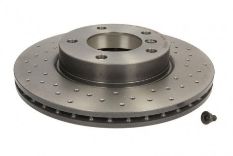 Тормозной диск, Xtra, Перфорированный, передняя, левое/правое, наружный диаметр 286 мм, толщина 22 мм, BMW 3(E36), 3(E46), Z3(E36), Z4(E85) 1.6-2.8 09.90-02.09 BREMBO 09.5390.3X (фото 1)