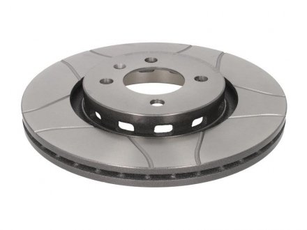 Тормозной диск, Max, сквозные насечки, наружный диаметр 280 мм, толщина 22 мм, SEAT CORDOBA, IBIZA II, TOLEDO I; Фольксваген CORRADO, GOLF II, PASSAT 1.8/1.9D/2.0 08.88-10.02 BREMBO 09.6728.75 (фото 1)