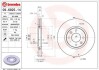 Фото автозапчасти тормозной диск перед левой/правой CITROEN XANTIA 2.0/2.1D 06.95-04.03 BREMBO 09692514 (фото 1)