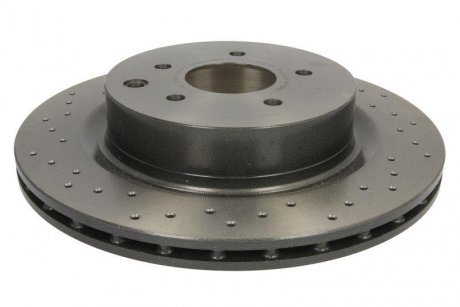 Тормозной диск, Xtra, Перфорированный, задний, левое/правое, наружный диаметр 322 мм, толщина 22 мм, NISSAN 350 Z 3.5 09.02-12.09 BREMBO 09.7356.2X