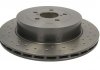 Тормозной диск, Xtra, Перфорированный, задний, левое/правое, наружный диаметр 316 мм, толщина 20 мм, SUBARU IMPREZA 2.0 11.01-07.05 BREMBO 09.7813.1X (фото 1)