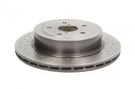 Тормозной диск, Xtra, Перфорированный, задний, левое/правое, наружный диаметр 316 мм, толщина 20 мм, SUBARU IMPREZA 2.0/2.5 11.01-12.07 BREMBO 09.7813.2X