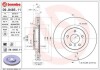 Фото автозапчасти тормозной диск перед левая/правая NISSAN 350 Z 3.5 09.02-12.09 BREMBO 09.8485.11 (фото 1)