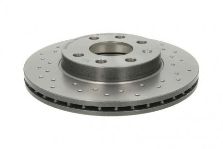 Тормозной диск, Xtra, Перфорированный, передняя, левое/правое, наружный диаметр 240 мм, толщина 20 мм, OPEL CORSA C 1.0/1.2/1.7D 09.00-12.09 BREMBO 09.8635.1X