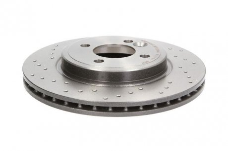 Тормозной диск, Xtra, Перфорированный, передняя, левое/правое, наружный диаметр 276 мм, толщина 22 мм, MINI (R50, R53), (R52) 1.4D/1.6 06.01-11.07 BREMBO 09.8655.1X (фото 1)