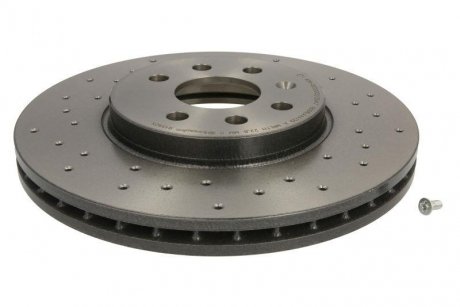 Тормозной диск, Xtra, Перфорированный, передняя, левое/правое, наружный диаметр 280 мм, толщина 25 мм, OPEL ASTRA CLASSIC, ASTRA H, ASTRA H GTC 1.2-1.9D 01.04- BREMBO 09.9159.2X (фото 1)