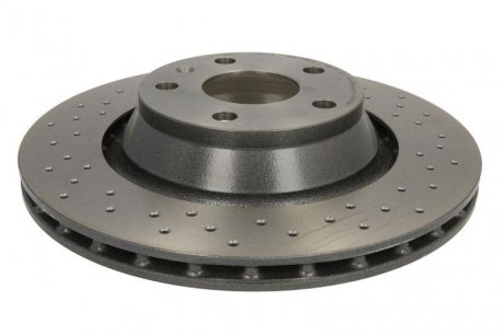 Гальмівний диск, Xtra, Перфорований, задній, ліве/праве, зовнішній діаметр 310 мм, товщина 22 мм, AUDI TT 2.0-3.2 08.06-06.14 BREMBO 09.9768.1X (фото 1)