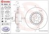 Тормозной диск перед левая/правая (высокоуглеродистая, с болтами) VOLVO XC90 I 2.4D-4.4 10.02-12.14 BREMBO 09.9848.11 (фото 1)