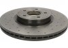 Тормозной диск, Xtra, вентилируемый; Перфорированная, Перфорированная, передняя, левое/правое, наружный диаметр 320 мм, толщина 25 мм, VOLVO C70 II, S40 II, V40, V50; FORD FOCUS II 1.6-2.5 01.04- BREMBO 09.A728.1X (фото 1)