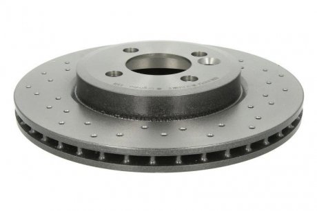 Гальмівний диск, Xtra, Перфорований, передня, ліве/праве, зовнішній діаметр 280 мм, товщина 22 мм, MINI (R56), (R57), (R58), (R59), CLUBMAN (R55), CLUBVAN (R55) 1.4-2.0D 09.06-06.15 BREMBO 09.A761.1X (фото 1)