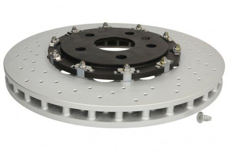 Двухчастный тормозной диск перед левой/правой (высокоуглеродистой) OPEL INSIGNIA A; SAAB 9-5 2.8 07.09-03.17 BREMBO 09.A804.33 (фото 1)