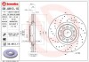 Фото автозапчастини гальмівний диск перед ліва/права AUDI A4 2.0-3.2 11.04-06.08 BREMBO 09.A813.11 (фото 1)