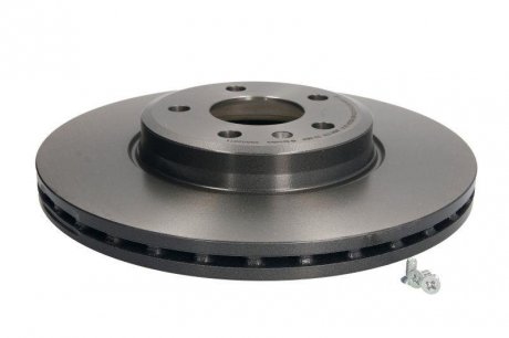 Тормозной диск передняя левая/правая (высокоуглеродистая, с болтами) AUDI A4 ALLROAD B8, A4 ALLROAD B9, A4 B8, A4 B9, A5 1.4-3.2 06.07- BREMBO 09.A820.11 (фото 1)
