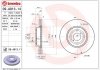 Тормозной диск передняя левая/правая DAIHATSU CHARADE VIII; TOYOTA YARIS 1.0-1.5 08.05- BREMBO 09.A913.11 (фото 1)