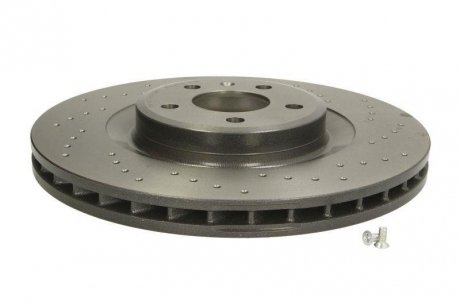 Гальмівний диск, Xtra, Перфорований, передня, ліве/праве, зовнішній діаметр 345 мм, товщина 29,5 мм, AUDI A4, A5, Q5 2.0-4.2 06.07- BREMBO 09.B039.1X (фото 1)