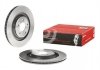 Тормозной диск задний левая/правая (высокоуглеродистая, с болтами) AUDI A4, A5, Q5 2.0-4.2 06.07- BREMBO 09.B040.11 (фото 2)