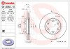 Фото автозапчасти тормозной диск перед левой/правой TOYOTA HIACE IV 2.5D 09.06- BREMBO 09.B063.10 (фото 1)