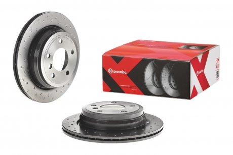 Тормозной диск, внешний диаметр 300 мм, толщина 20 мм, BMW 1(E81), 1(E87), 3(E90), 3(E91), 3(E92), 3(E93), X1(E84) 1.6-3.0 12.04-06.15 BREMBO 09.B338.2X (фото 1)