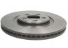 Тормозной диск передняя левая/правая (высокоуглеродистая) JAGUAR F-TYPE, XF I, XF SPORTBRAKE, XJ, XK II; MAZDA 6 2.0-5.0 01.04- BREMBO 09.B556.11 (фото 1)