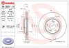 Фото автозапчасти тормозной диск перед левая/правая HONDA ACCORD VIII 2.0/2.2D/2.4 06.08- BREMBO 09B62110 (фото 1)