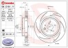 Фото автозапчасти тормозной диск задний левый LEXUS GS, RC 5.0 08.14- BREMBO 09.C181.11 (фото 1)