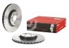 Тормозной диск передняя левая/правая (высокоуглеродистая) VOLVO C70 II, S40 II, V40, V50; FORD KUGA II 1.5-2.5 12.03- BREMBO 09.C542.21 (фото 2)