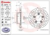 Фото автозапчасти тормозной диск перед левая/правая PORSCHE BOXSTER, CAYMAN 2.7 11.04-12.09 BREMBO 09.C879.11 (фото 1)