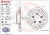 Фото автозапчасти диск тормозной передний левая/правая (высокоуглеродистая; с винтами) PORSCHE 911, 911 TARGA, BOXSTER, BOXSTER SPYDER, CAYMAN 2.7-3.8 09.97-06.13 BREMBO 09.C880.11 (фото 1)