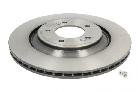 Тормозной диск задний левая/правая (высокоуглеродистая; с винтами) HYUNDAI I30 2.0 11.16- BREMBO 09.D085.11 (фото 1)