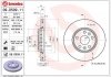 Тормозной диск передняя левая/правая RENAULT KANGOO, KANGOO BE BOP, KANGOO EXPRESS 1.2-Electric 02.08- BREMBO 09.D509.11 (фото 1)