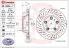 Гальмівний диск ліва (високовуглецевий; з гвинтами) PORSCHE 911, 911 TARGA 3.4 12.11- BREMBO 09.D934.11 (фото 1)