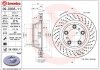 Фото автозапчастини гальмівний диск права (високовуглецевий; з гвинтами) PORSCHE 911, 911 TARGA 3.4 12.11- BREMBO 09.D935.11 (фото 1)