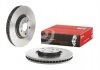 Тормозной диск передняя левая/правая (высокоуглеродистая) FORD GALAXY III, S-MAX; FORD USA EDGE 1.5-3.5 09.14- BREMBO 09.N284.21 (фото 3)