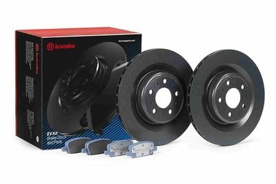 Фото автозапчасти zestaw tarcze+klocki tyl BREMBO KT08004