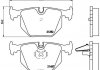 Тормозные колодки задние MITSUBISHI PAJERO 2.5D 01.89-12.90 BREMBO P06020 (фото 1)