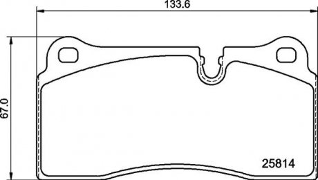 Гальмівні колодки дискові BREMBO P06 111