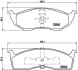 Фото автозапчасти тормозные колодки передние RENAULT LAGUNA 01.93-12.95 BREMBO P11 008 (фото 1)