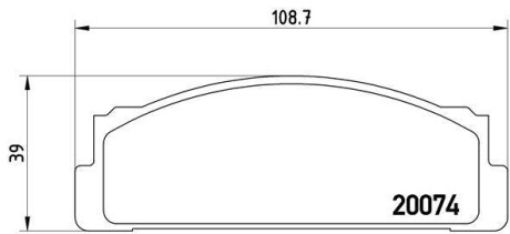 Фото автозапчастини дискові гальма 2.0,2.4 85-91 NISSAN LAUREL BREMBO P23 002