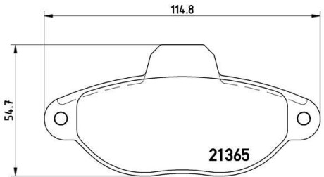 Фото автозапчасти тормозные колодки задние LAND ROVER DISCOVERY III 2.7TD/4.4 01.04- BREMBO P 23 054 (фото 1)