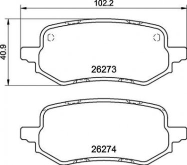 Фото автозапчастини гальмівні колодки, дискові BREMBO P24237