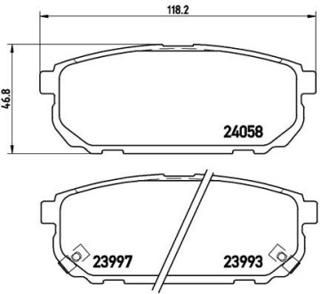 Фото автозапчастини гальмівний диск 09.5745.24 4A0 615 301CD P AUDI 100 91- / A4 2.6 / 2.8 V6 BREMBO P30023